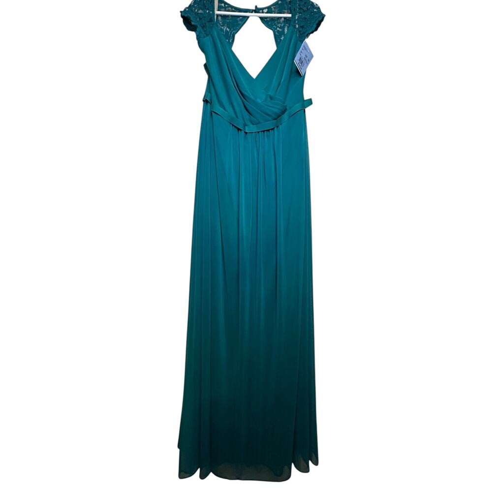 NWT David's Bridal Gown Style F19505 Oasis - Size 18 - Picture 3 of 16